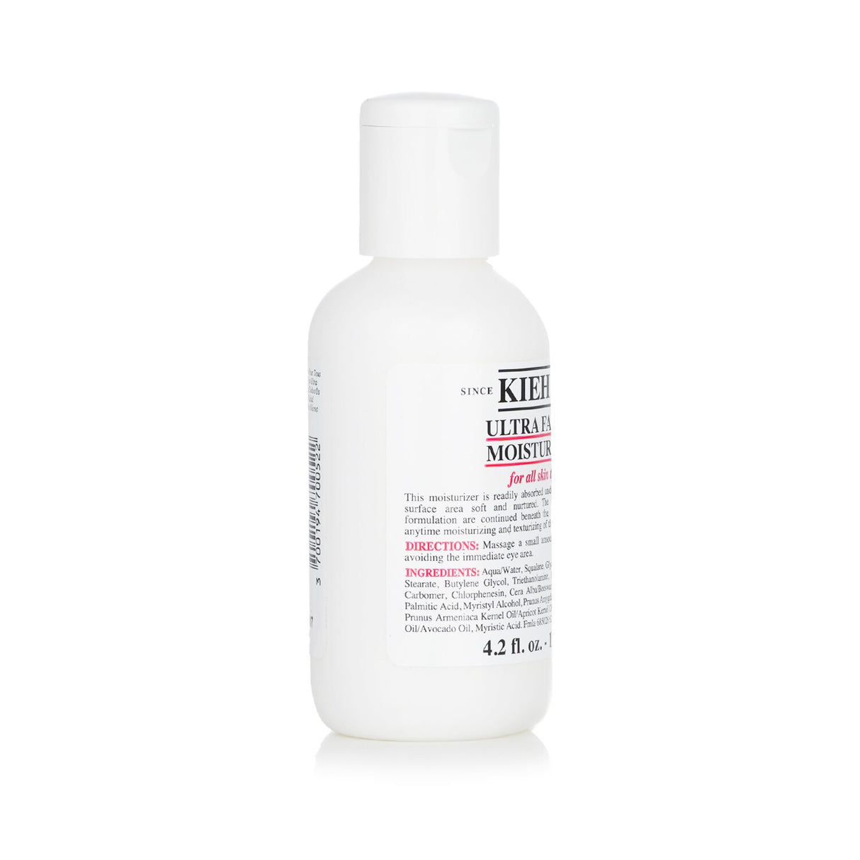 Kiehl's Ultra Facial Moisturizer in 125ml, a lightweight lotion for all skin types, enriched with Squalane and Vitamins for deep hydration.