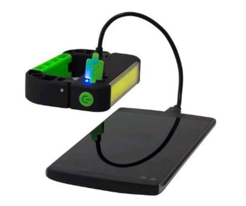 Rechargeable COB LED Carabiner Light Display - 8pcs