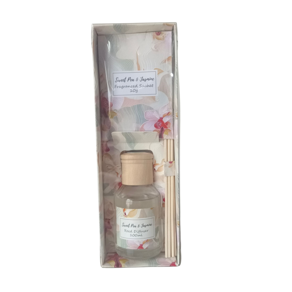 Reed Diffuser 100ml - Sweet Pea & Jasmine