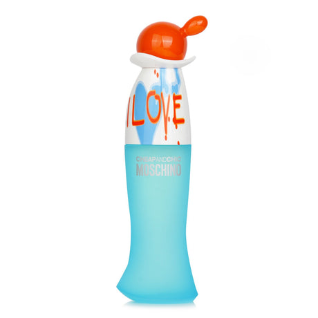 Moschino I Love Love Eau De Toilette 50ml: a vibrant citrus floral fragrance for women, perfect for spring and summer wear.