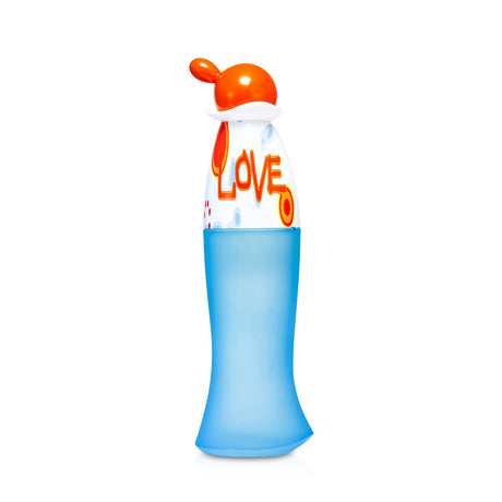 Moschino I Love Love 100ml perfume showcases a vibrant citrus floral fragrance, perfect for spring and summer wear.