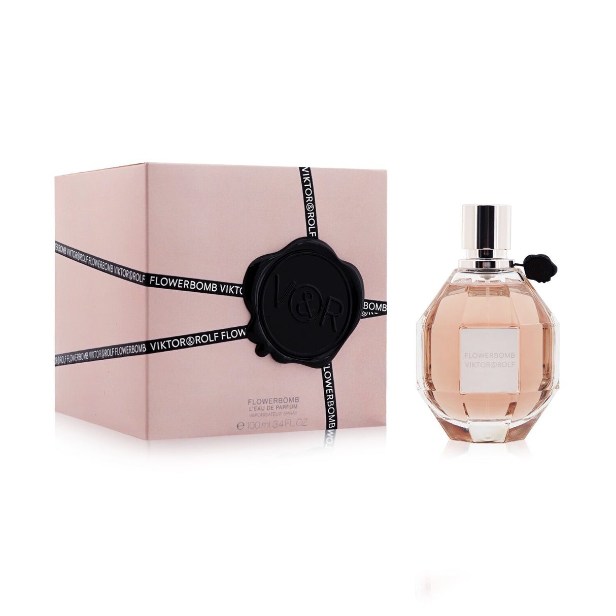 Viktor & Rolf Flowerbomb Eau De Parfum - 100ml: An enchanting floral fragrance with jasmine, rose, and patchouli, ideal for special occasions.