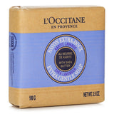 L'Occitane Shea Butter Extra Gentle Soap bar in Lavender, 100g, offers moisturizing and soothing care for all skin types.