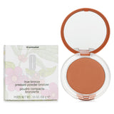 Lightweight Clinique True Bronze Bronzer in No. 03 Sunblushed for a sun-kissed glow, suitable for all skin types.