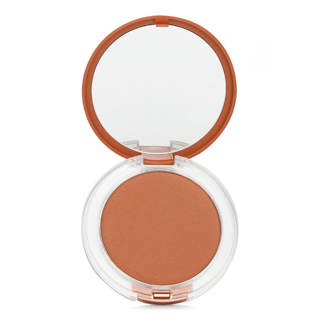 Clinique True Bronze Pressed Powder Bronzer in No. 03 Sunblushed, 9.6g, offers a buildable, sun-kissed glow for all skin types.