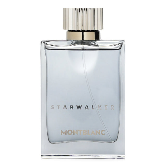 Montblanc Starwalker Eau De Toilette Spray in a 75ml bottle, offering a sophisticated, invigorating fragrance for gentlemen.