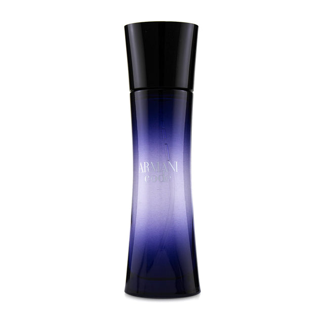 Giorgio Armani Code Femme Eau De Parfum Spray, 30ml, showcases orange, ginger, and pear sorbet notes for a luxurious feminine scent.