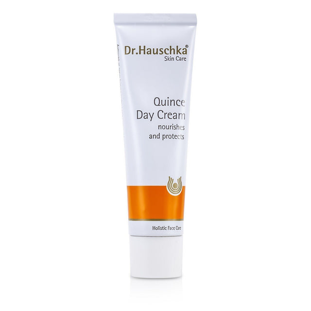 Dr. Hauschka Quince Day Cream - nourishing moisturizer for normal, dry, and sensitive skin, providing hydration and protection.