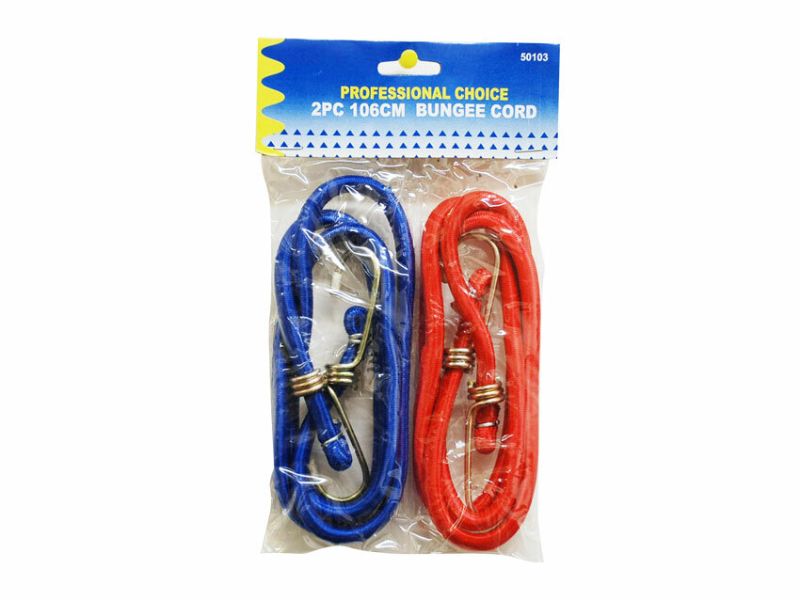 Versatile 105cm assorted bungee cords (24pcs) for securing gear and organizing, durable and weather-resistant.