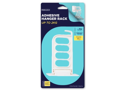 Cloth Hangers Hook Adhesive - Maxcare Holding up to 2kg (Set of 12)