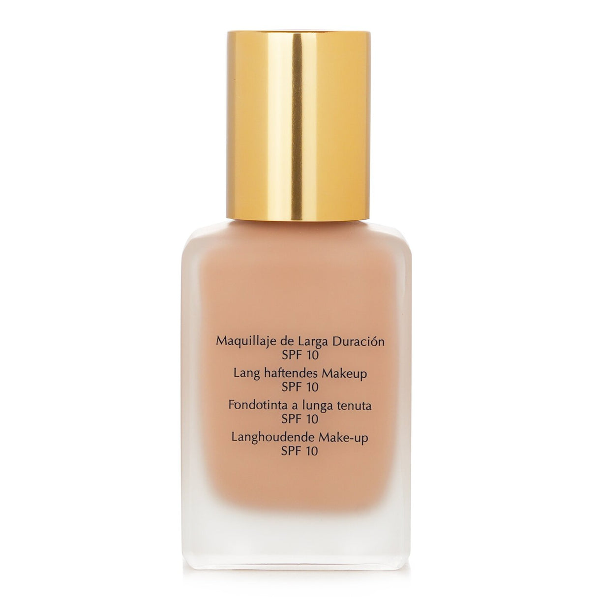 Estee Lauder Double Wear Foundation SPF 10 in No. 01 Fresco, offering medium coverage and a natural, semi-matte finish.