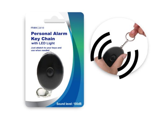Personal Panic Alarm Key Chain - Maxcare (Set of 12)