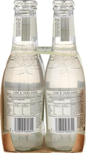 Lime & Yuzu Soda Fever-Tree 4 x 200ml