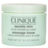 Clinique Sparkle Skin Body Exfoliating Cream 250ml for radiant, smooth skin; eliminates dullness and refines texture effectively.