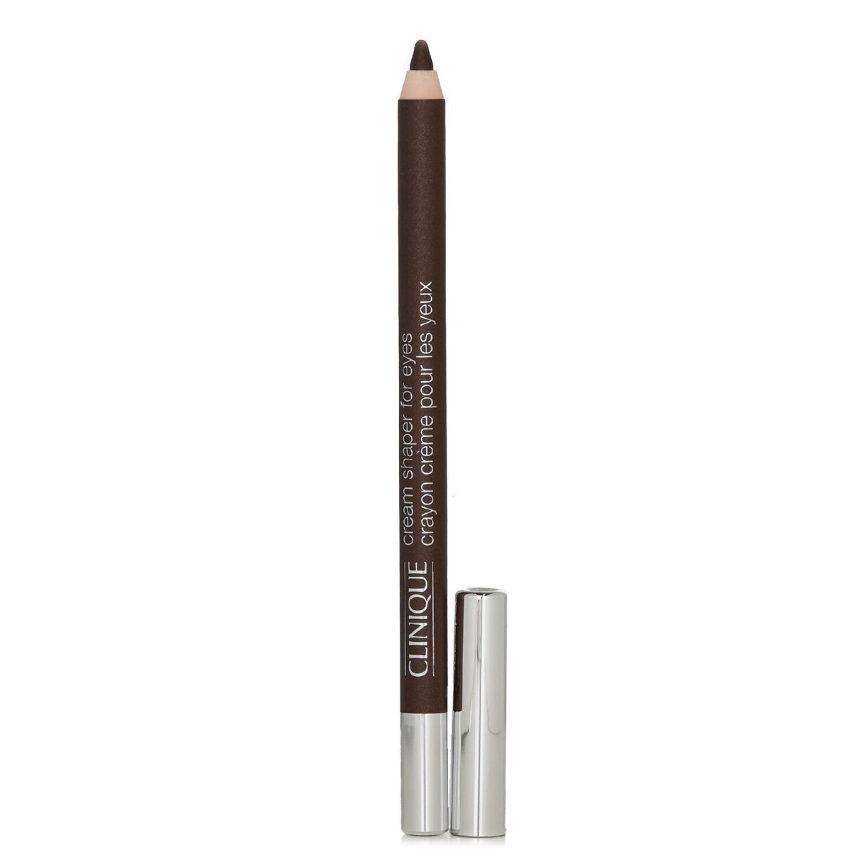 Clinique Cream Shaper for Eyes in Chocolate Lustre, a creamy eye pencil for precise, long-wearing, shimmering eyeliner.