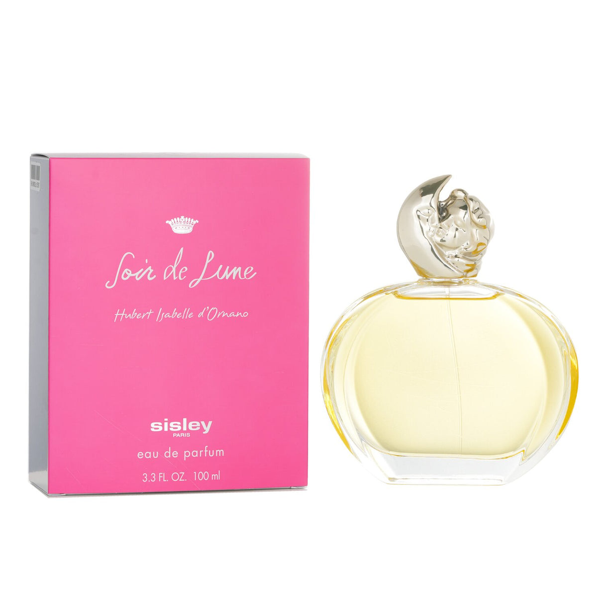 Elegant 100ml Sisley Soir De Lune Eau De Parfum with moon-woman cap, featuring fruity-chypre notes for a captivating scent.