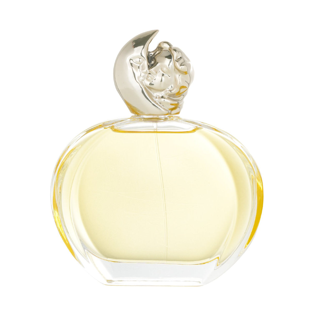 Elegant 100ml fragrance with fruity-chypre notes, featuring a moon-and-woman cap for a luxurious evening scent.