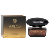 Versace Crystal Noir Eau De Toilette Spray 50ml, a luxurious fragrance with floral and warm notes for elegant evening wear.