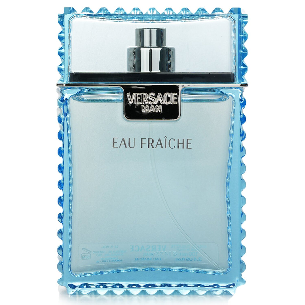 Versace Eau Fraiche Eau De Toilette Spray in 100ml, featuring fresh lemon and warm cedar notes, perfect for the modern man.