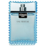 Versace Eau Fraiche Eau De Toilette Spray in 100ml, featuring fresh lemon and warm cedar notes, perfect for the modern man.