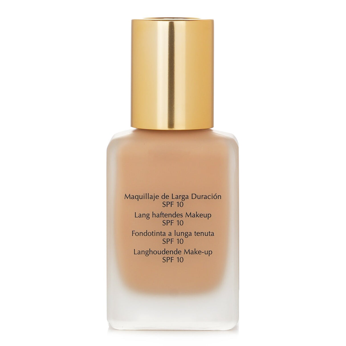 Estee Lauder Double Wear Stay In Place Makeup in No. 12 Desert Beige offers medium coverage and SPF 10 in a lightweight formula.