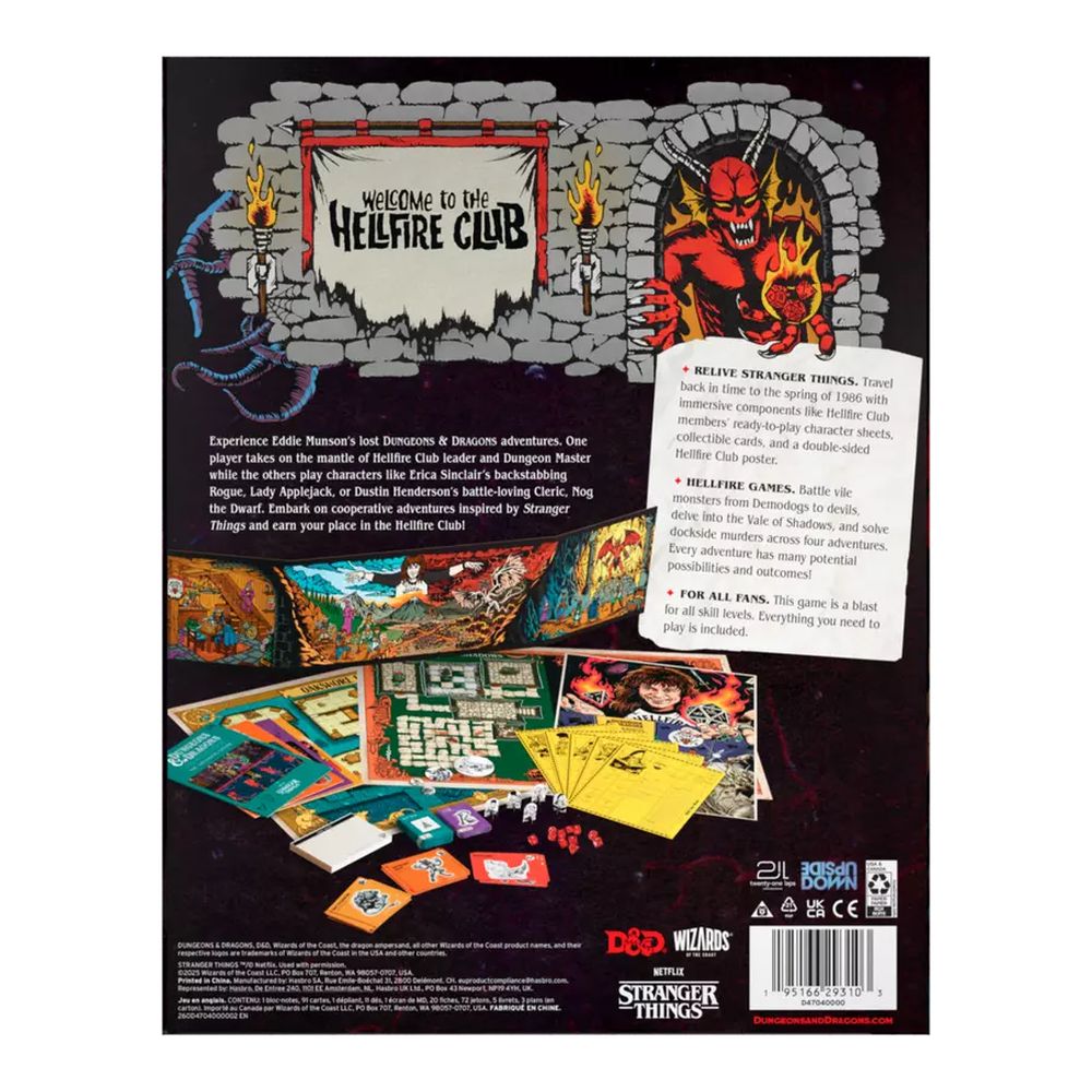 Dungeons & Dragons Stranger Things - Welcome to the Hellfire Club