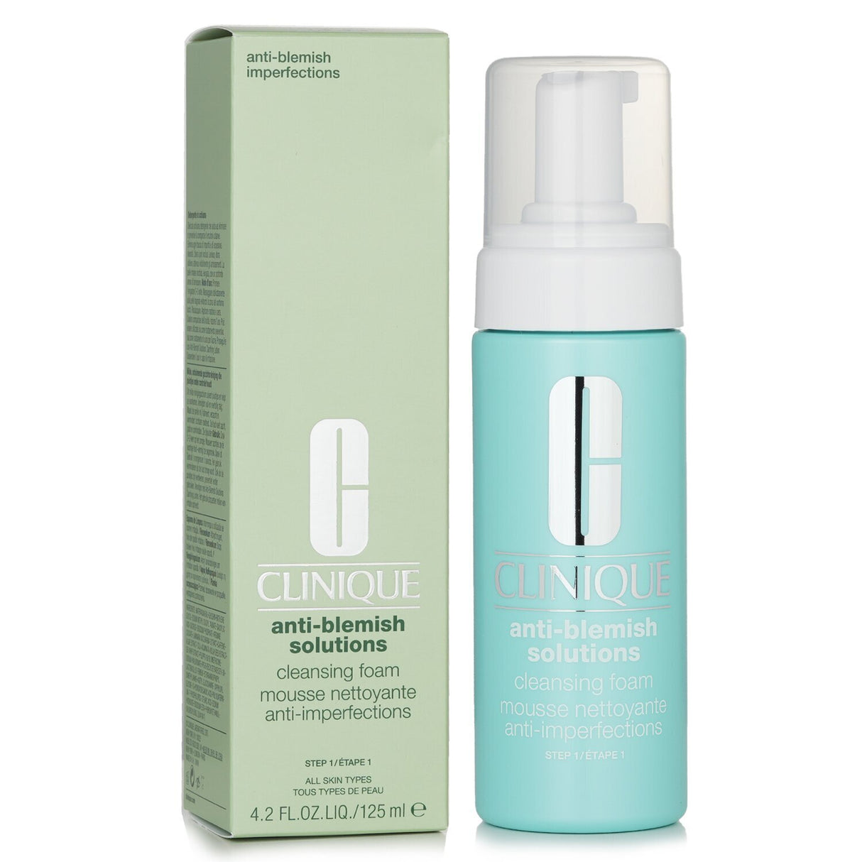 Clinique - Anti-Blemish Solutions Cleansing Foam - For All Skin Types  - 125ml/4