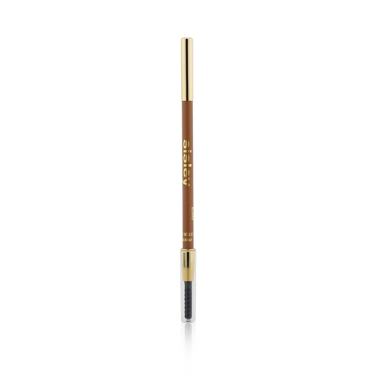 High-precision Sisley eyebrow pencil in No. 01, includes brush and sharpener for flawless, natural-looking brows.