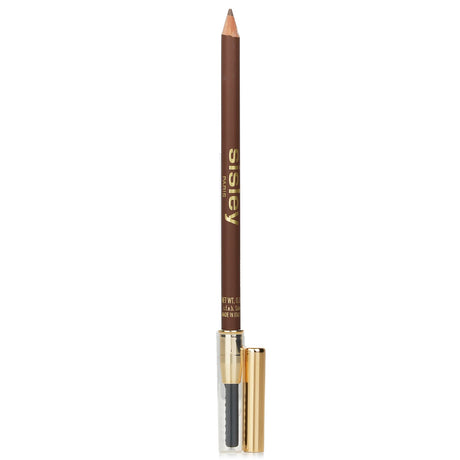 Sisley Phyto Sourcils Perfect Eyebrow Pencil No. 02 with brush and sharpener for natural, flawless brows.