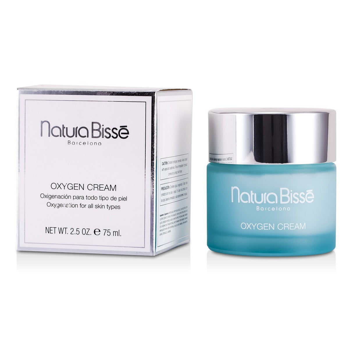 Natura Bisse O2 Oxygen Cream 75ml revitalizes skin with oxygen, purifying impurities for a radiant, youthful glow.