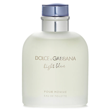 Dolce & Gabbana Homme Light Blue 125ml, a sophisticated citrus and wood fragrance for men, embodying Mediterranean elegance.