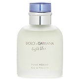 Dolce & Gabbana Homme Light Blue Eau De Toilette in 75ml, featuring refreshing citrus, aromatic woods, and sophisticated spice notes.