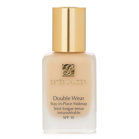 Estee Lauder Double Wear Foundation No. 17 Bone, 30ml, offers medium coverage and a semi-matte finish for a natural look.