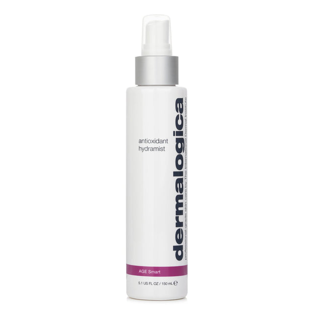 Refreshing 150ml hydramist by Dermalogica, packed with antioxidants, Hyaluronic Acid, and soothing extracts for youthful, radiant skin.