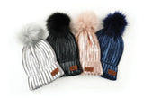 Britt's Knits Glacier Knit Pom Hat Pack - 24pcs
