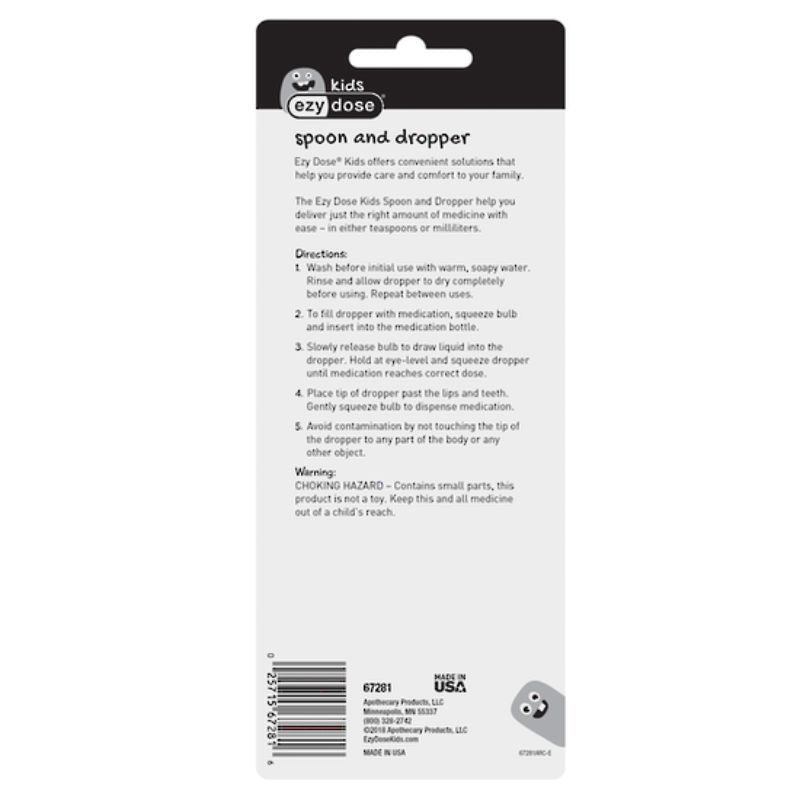 Ezydose Medicine Spoon & Dropper
