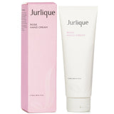 Luxurious Jurlique Rose Hand Cream in 125ml for instant hydration, enriched with Rose Essential Oil and herbal antioxidants.