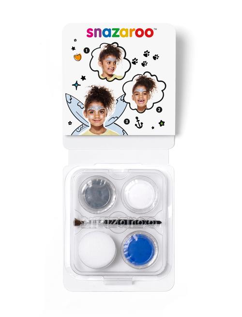 SNAZAROO Mini Face Paint in Ice Fairy shade, perfect for creating whimsical designs safely for kids and adults.