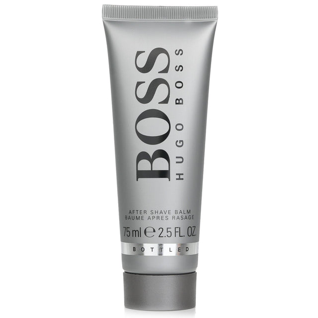 Hugo Boss Boss Bottled After Shave Balm in 75ml, soothing post-shave care for soft, hydrated skin with a refreshing scent.