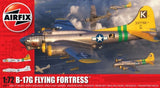 1/72 scale model of Boeing B-17G Flying Fortress, featuring 245 detailed pieces and two livery options for collectors and enthusiasts.