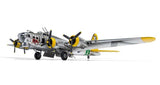 Detailed 1/72 scale model of the Boeing B17G Flying Fortress, featuring 245 pieces and two livery schemes for collectors.