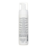 Self-foaming cleanser in a 200ml bottle, gently clarifies skin, removes makeup, and hydrates with papaya and pineapple.