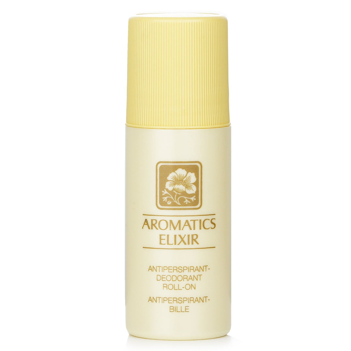 Clinique Aromatics Elixir Anti-Perspirant Deodorant Roll-On, 75ml, offers luxurious scent and superior protection against odor and wetness.