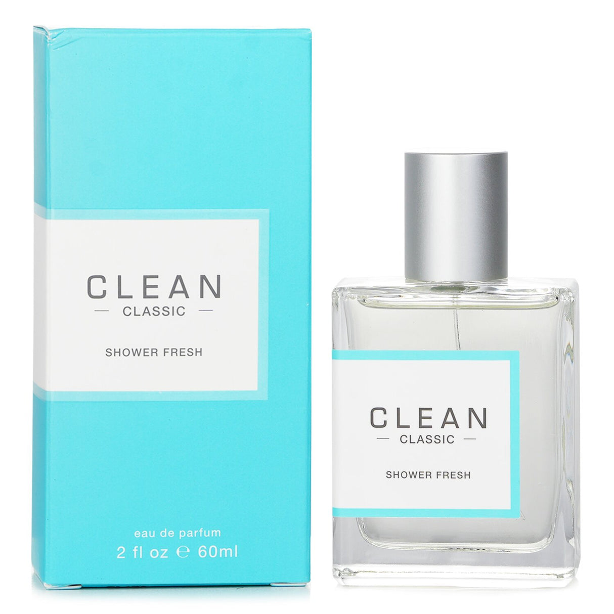 Clean - Classic Shower Fresh Eau De Parfum Spray 60ml, featuring refreshing citrus, floral notes, and a soft musk base.