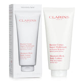 Clarins Moisture Rich Body Lotion with Shea Butter, 200ml, hydrates and nourishes dry skin, leaving it soft and radiant.