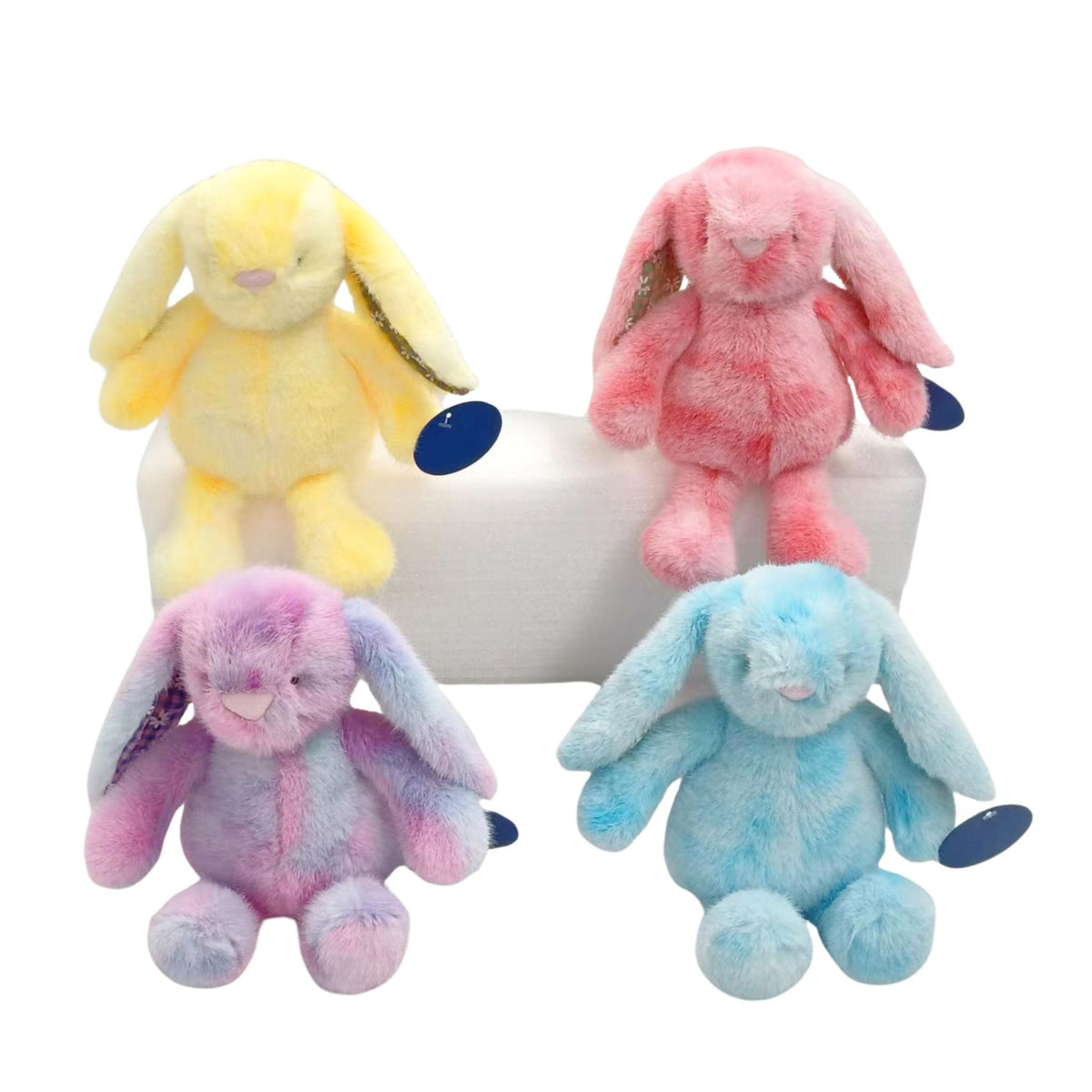 Plush Sitting Rabbit Toy Pack 12pc