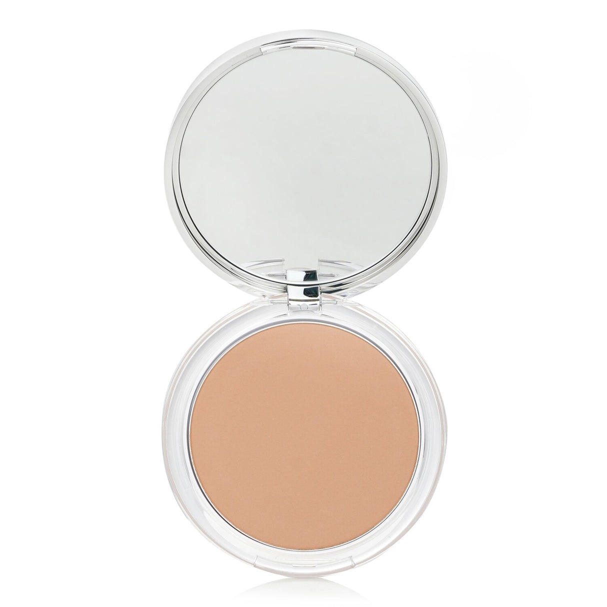 Lightweight Clinique Almost Powder Makeup SPF 15 in No. 05 Medium, offering natural coverage and skin protection in a compact size.