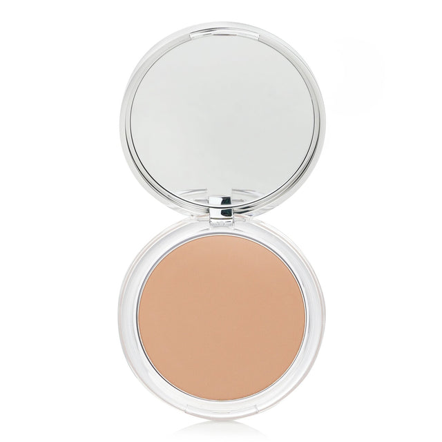 Lightweight Clinique Almost Powder Makeup SPF 15 in No. 05 Medium, offering natural coverage and skin protection in a compact size.