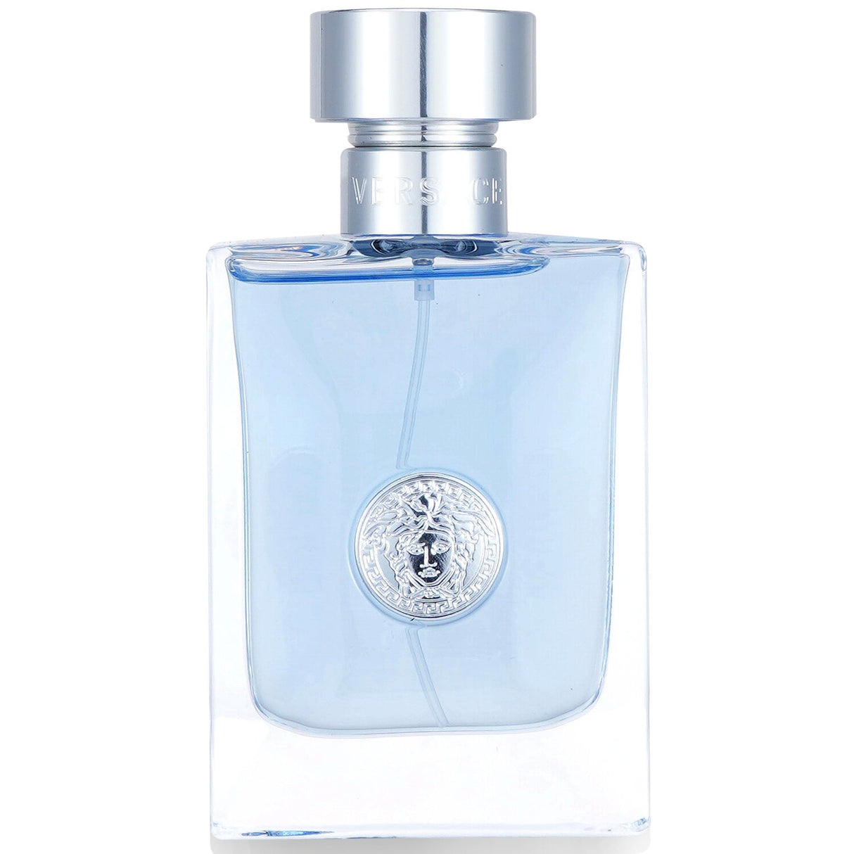 Versace Pour Homme Eau De Toilette Spray in a stylish 50ml bottle, featuring a dynamic woody-spicy fragrance for modern men.