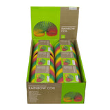 Rainbow Slinky Coil Spring Toy Display 6pc